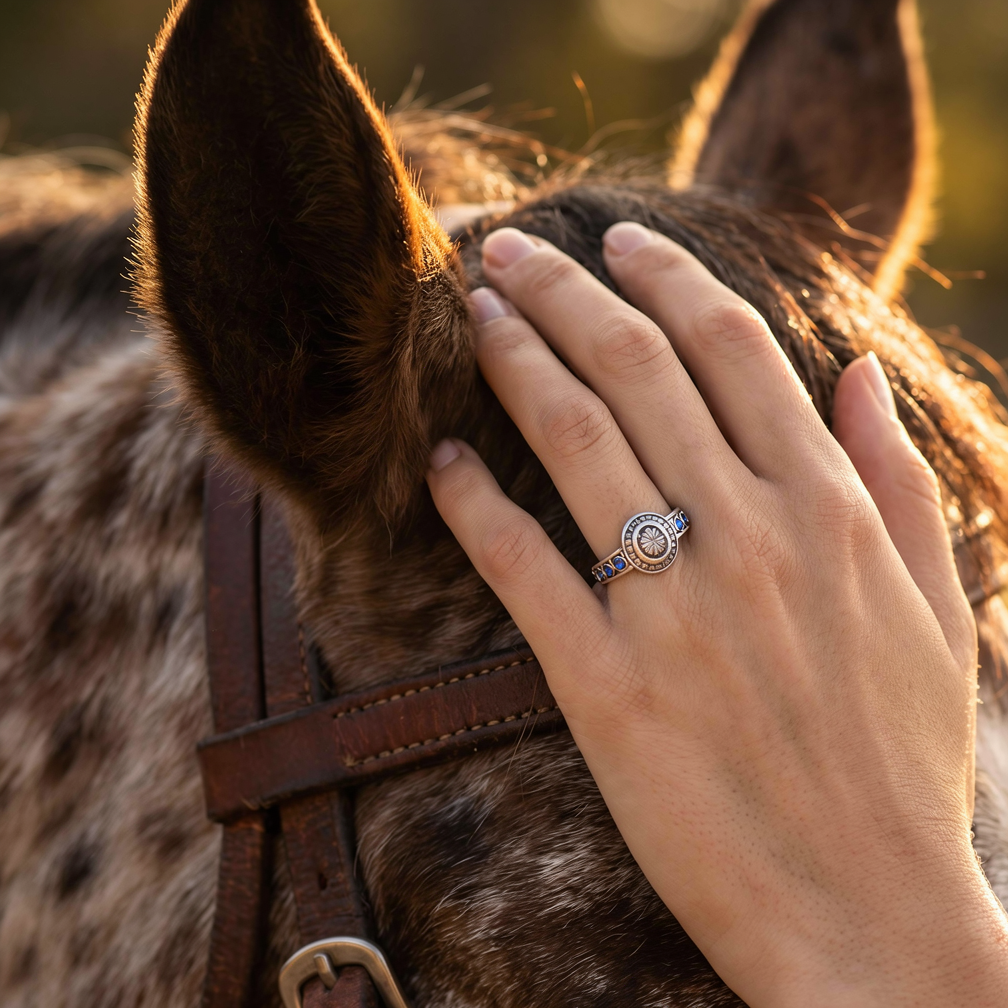 Desert Bloom Ring - Moissanite