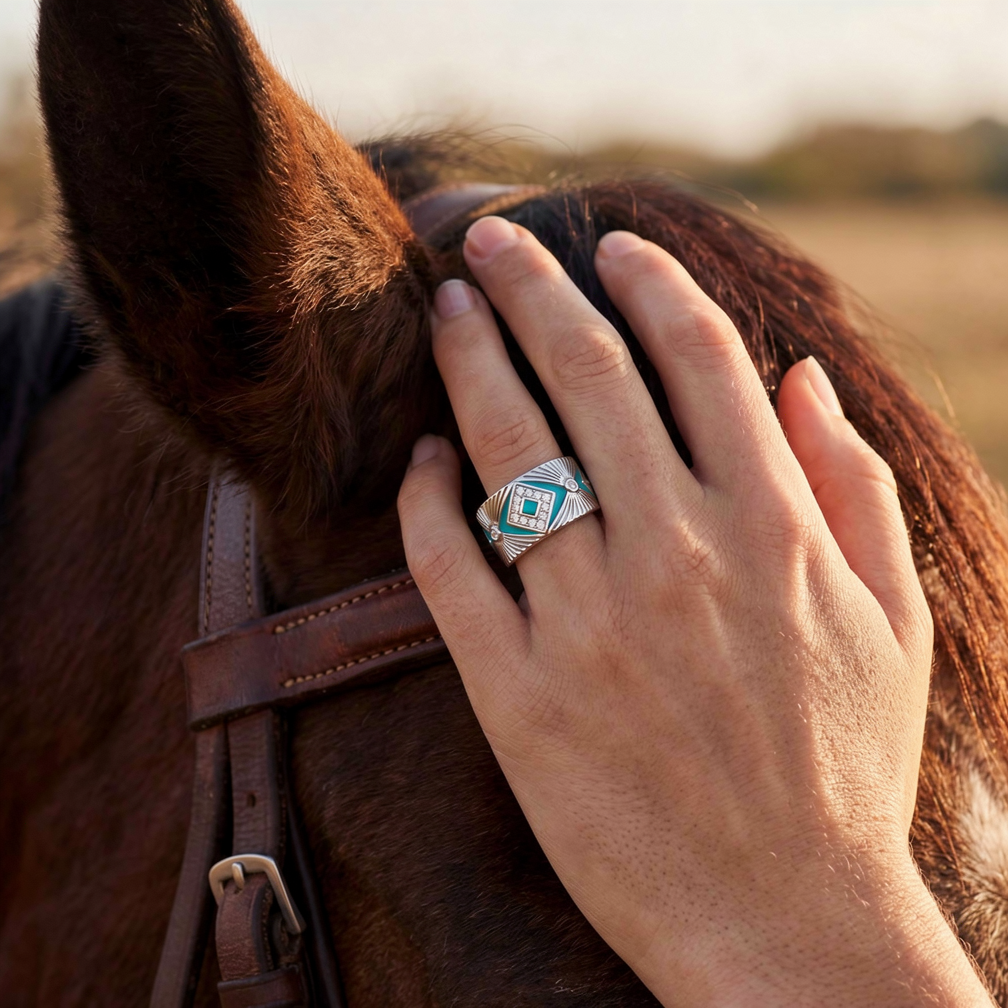 Cowgirl Legend Ring - Moissanite