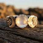 Vintage Gold Filigree Moonstone Ring