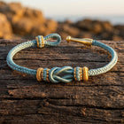 Gold Woven Reef Knot Bracelet