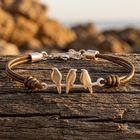 Vintage Bird Bronze Leather Rope Bracelet
