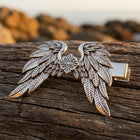 Vintage Silver Wing Metal Hair Clip