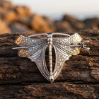 Vintage Gold Viking Animal Hair Clip