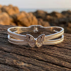 Gold Plated Stainless Steel Butterfly Bracelet