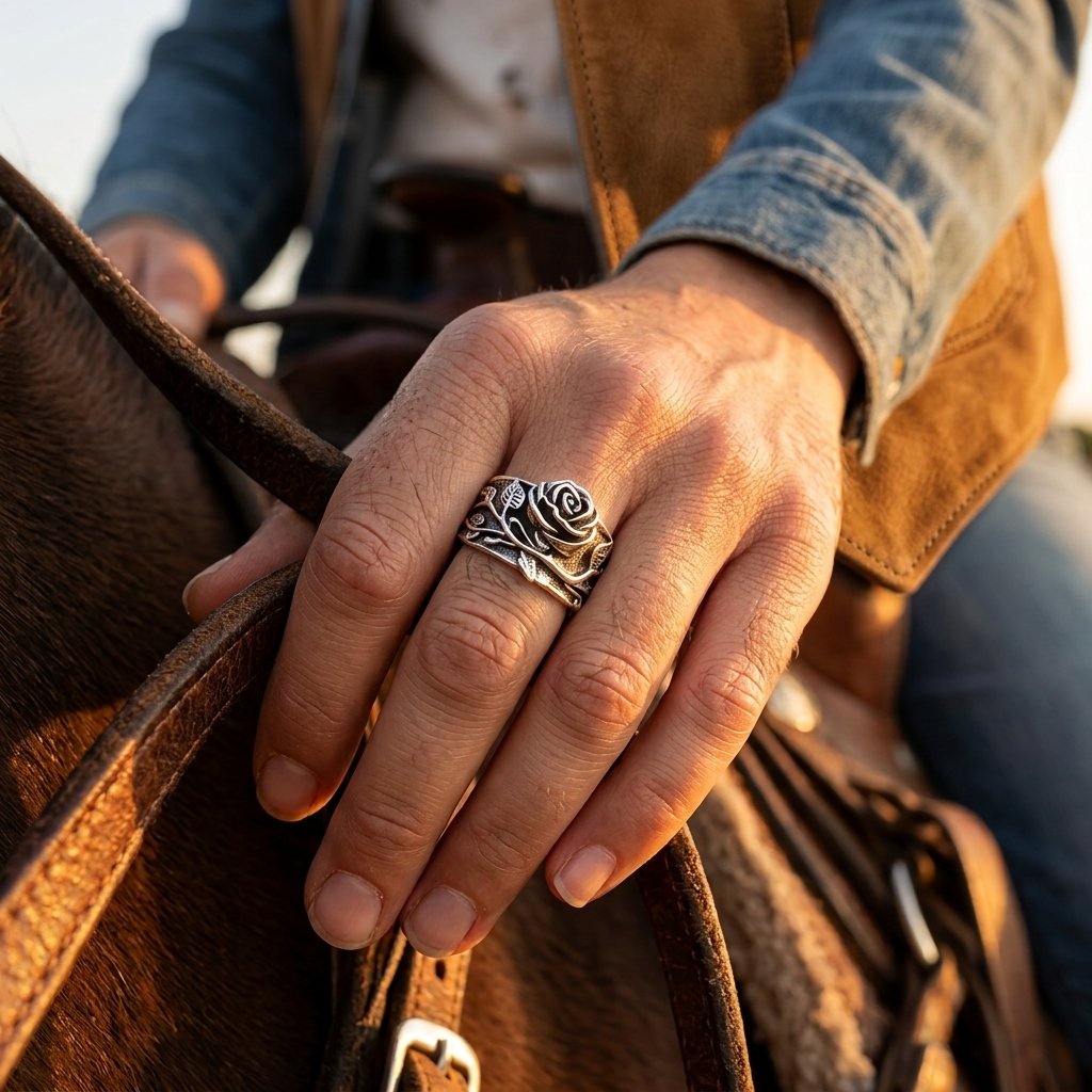 Vintage Copper Filigree Round Ring