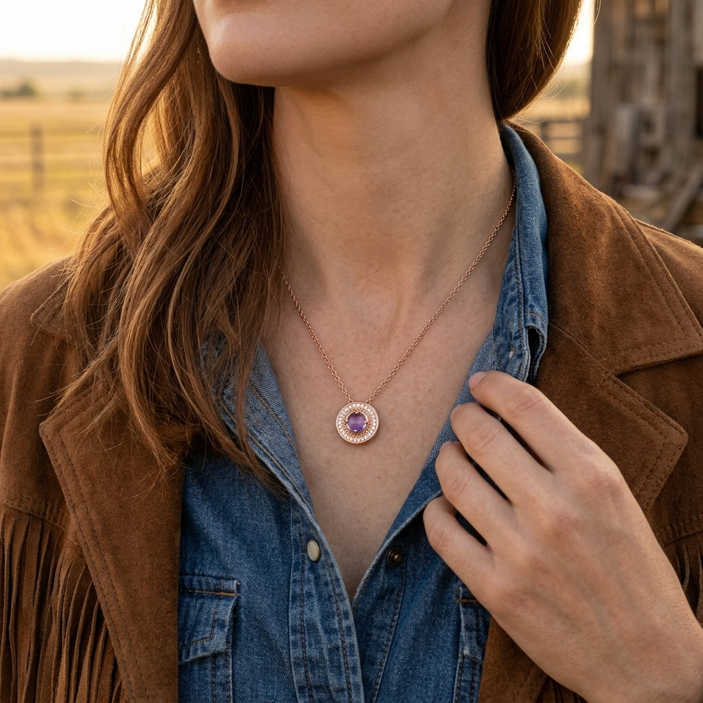 Competitive Spirit Necklace - Amethyst