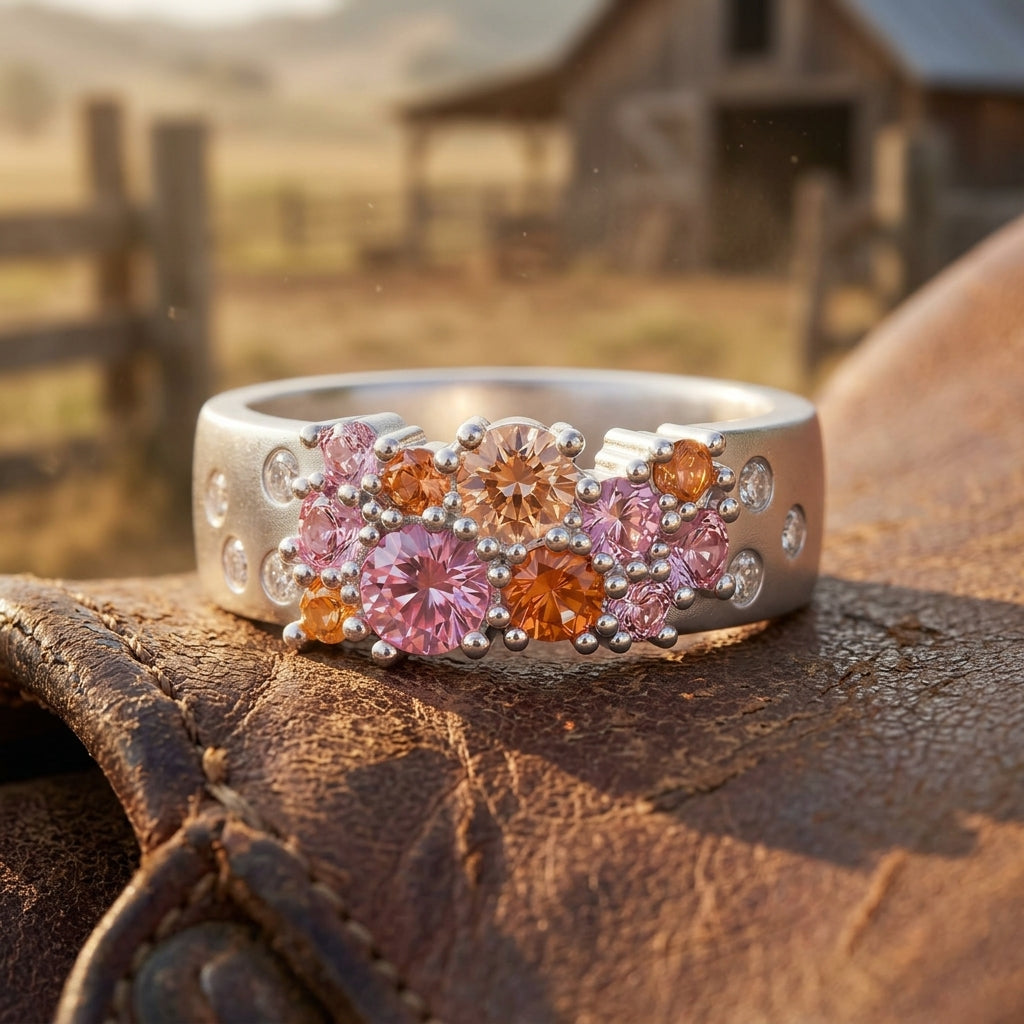 Reef Reverie Ring - Rose Quartz