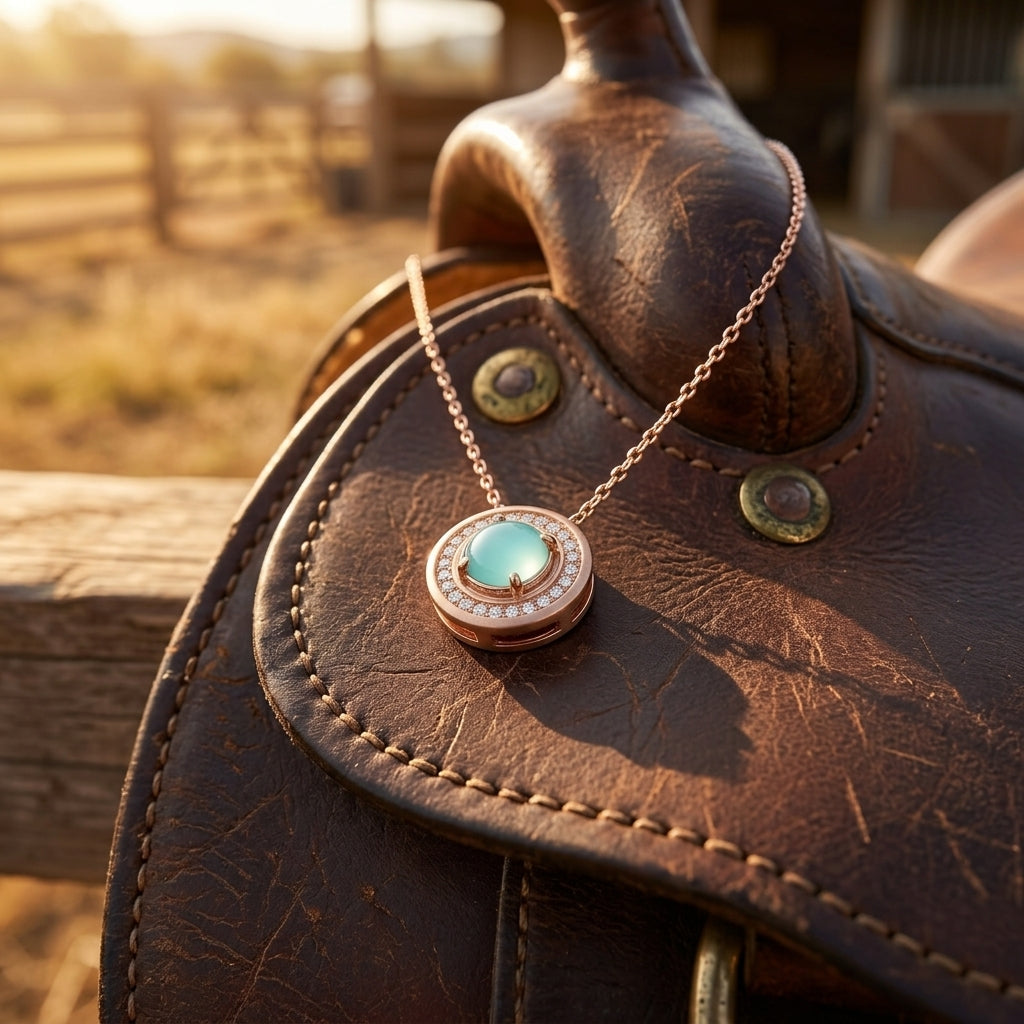 Competitive Spirit Necklace - Aquamarine
