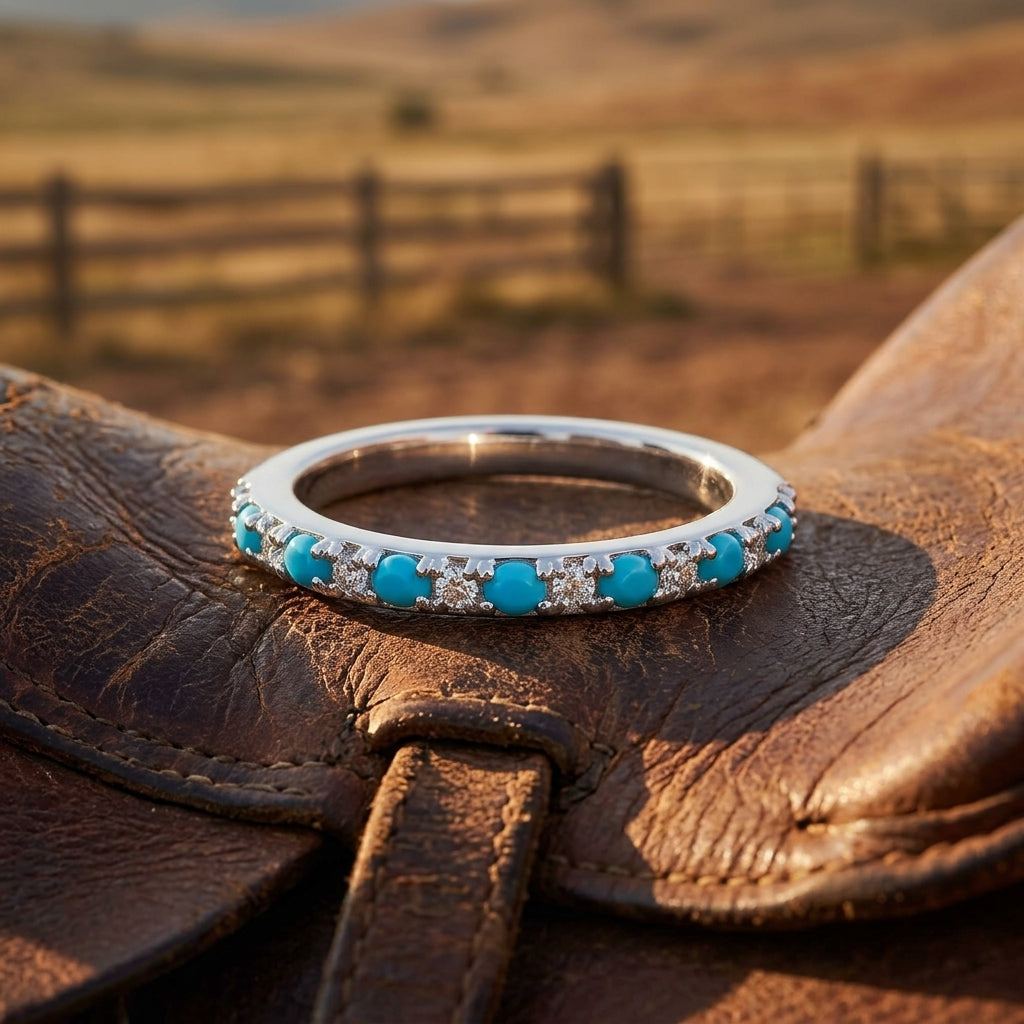 Azure Gleam Ring - Turquoise
