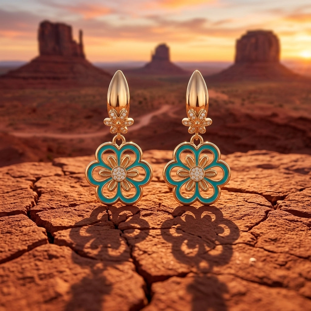 Sunlit Petal Earrings