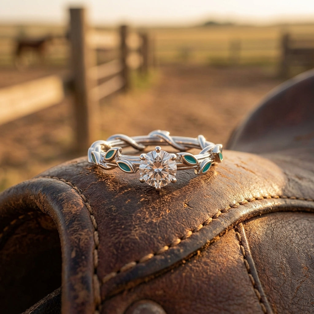 Promise Rose Ring - Moissanite