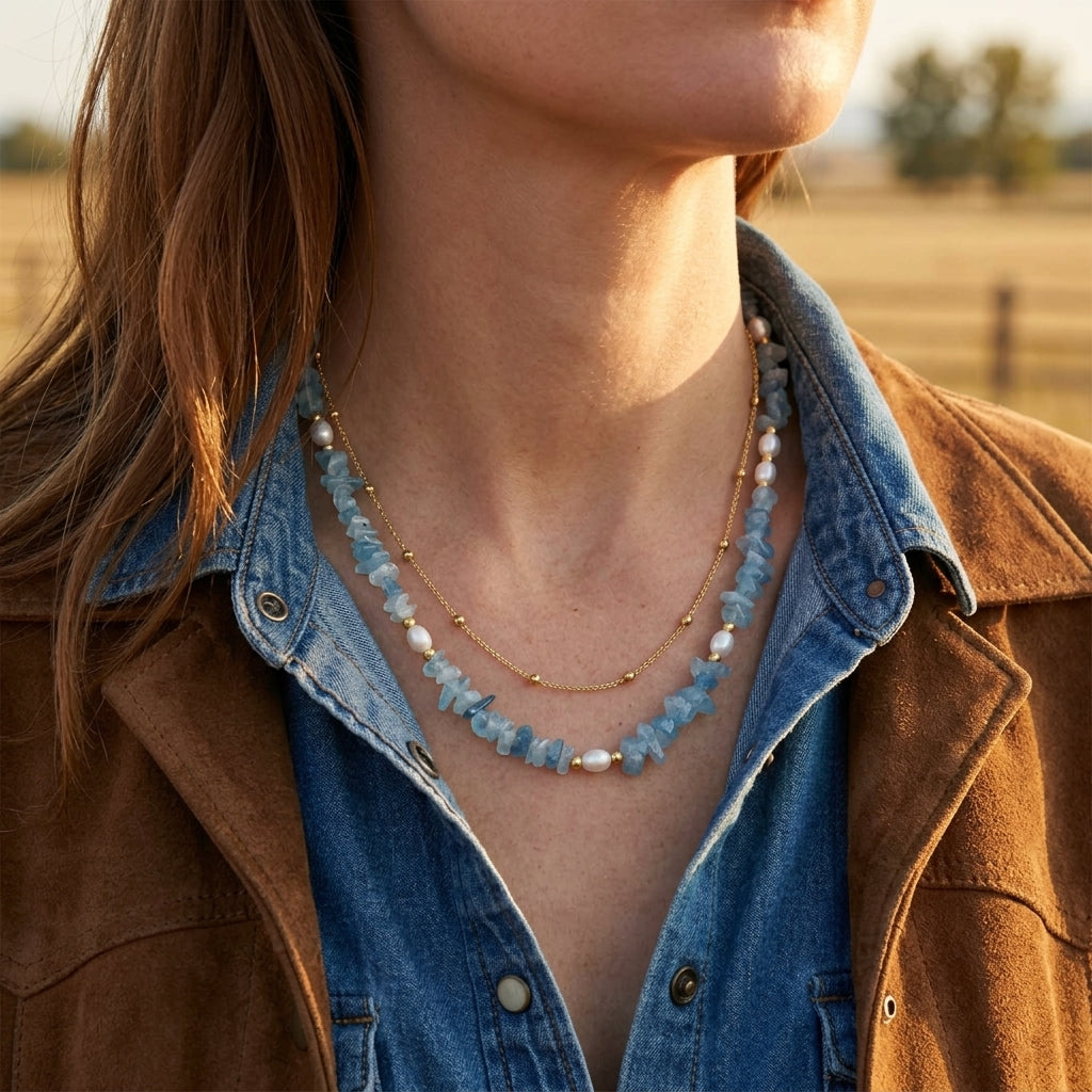 Aqua Serenity Necklace