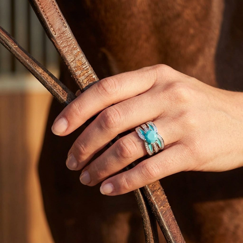 Intersect Radiance Ring - Turquoise