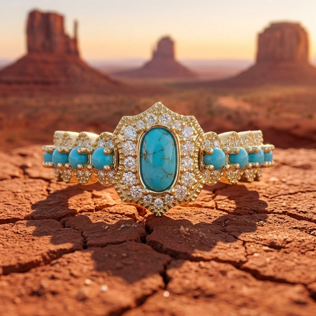 Oasis Treasure Ring - Turquoise