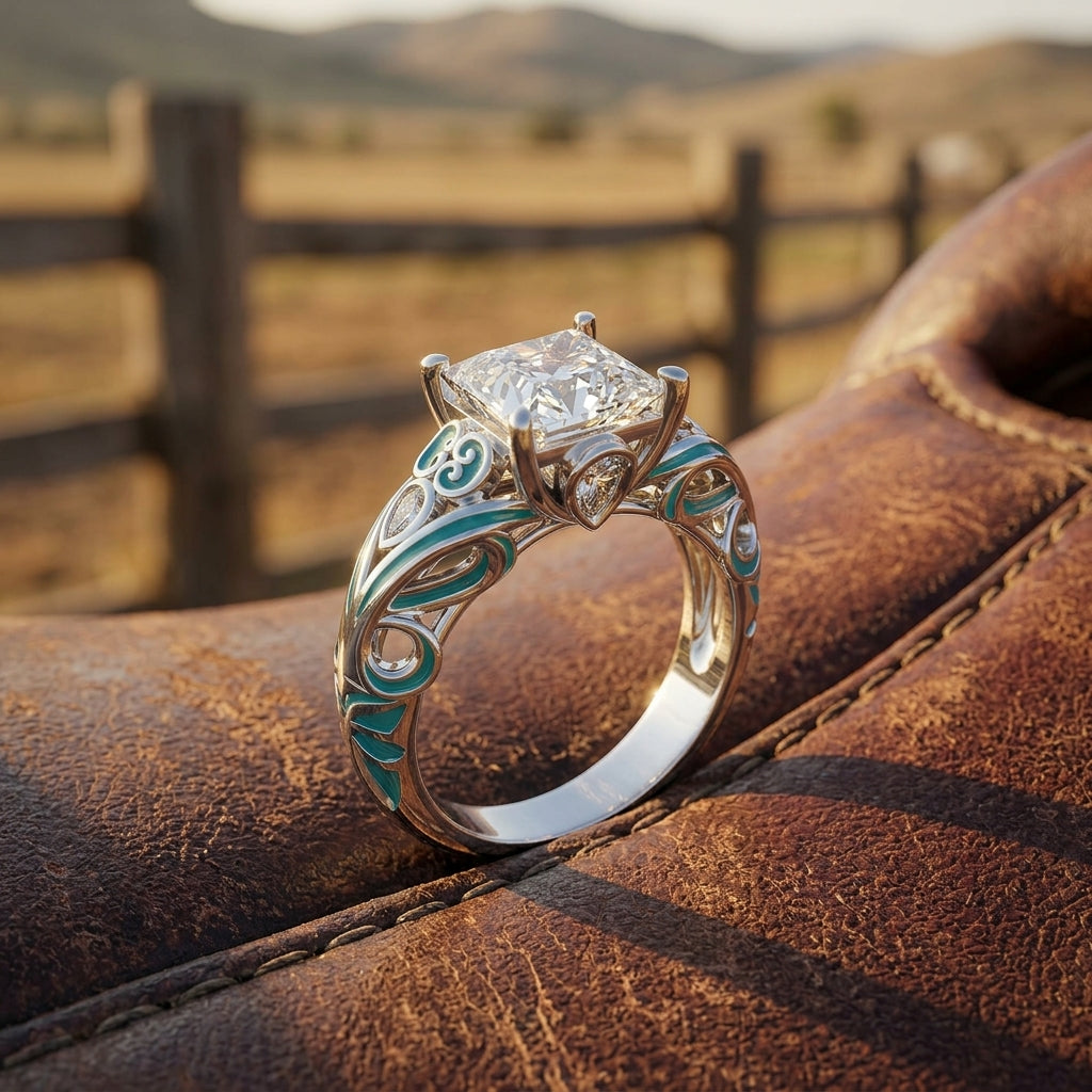 Rosemary's Loyalty Ring - Moissanite
