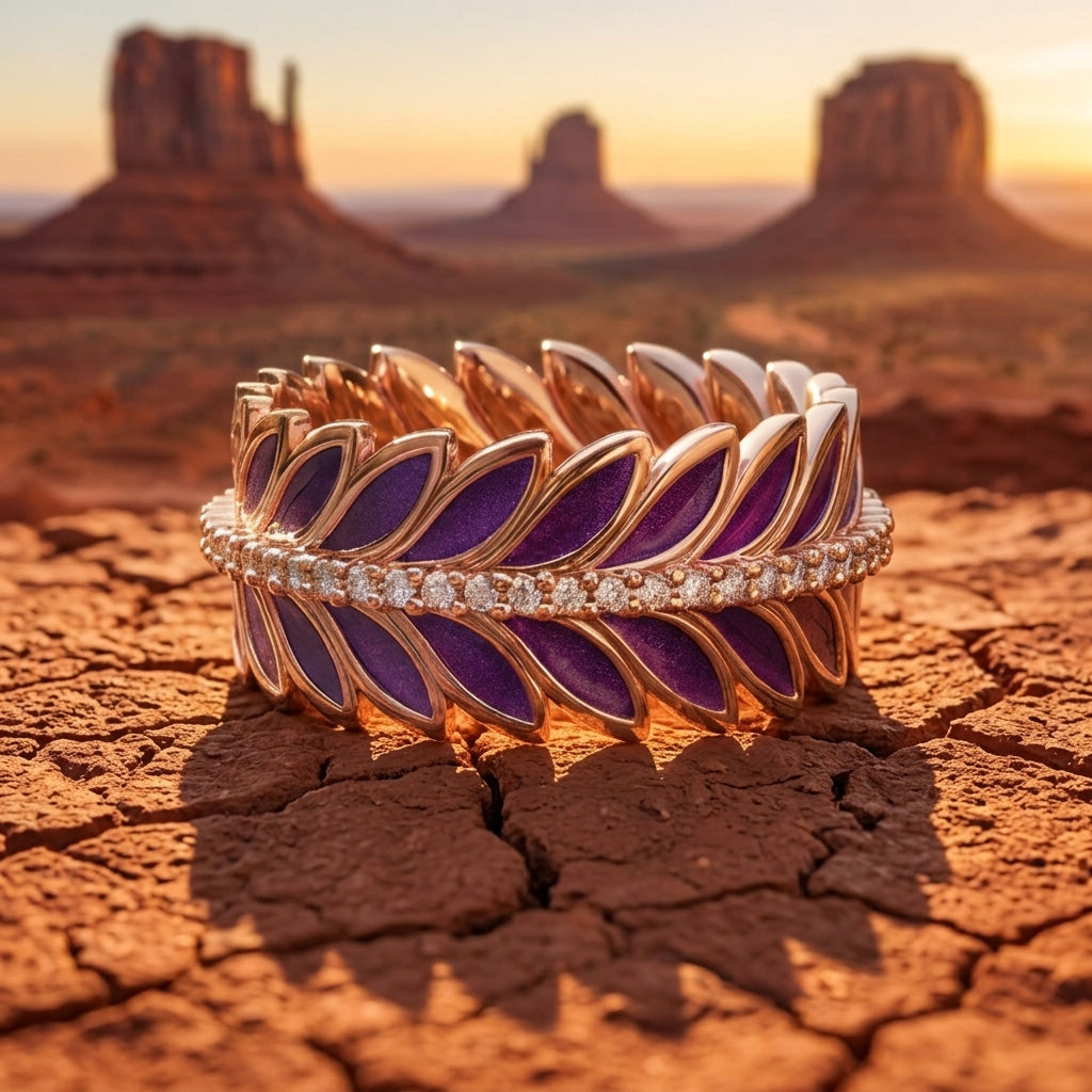 Eternal Spring Ring - Purple
