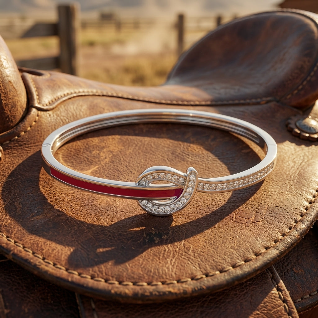 Knotted Power Bracelet - Red