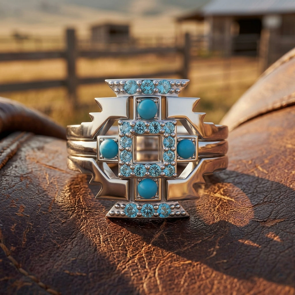 Startrail Geometry Ring