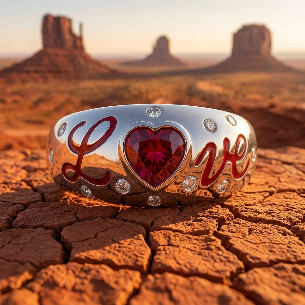 Promise Love Ring - Ruby