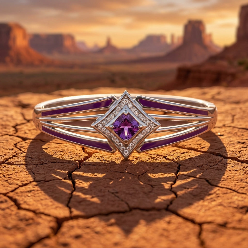 Soulful Waters Bracelet - Amethyst