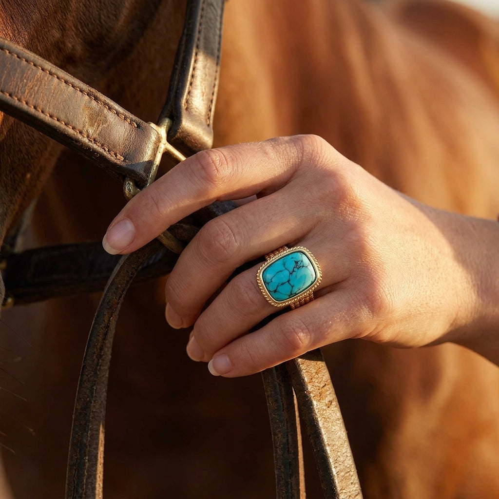 Mesa Verse Ring - Turquoise