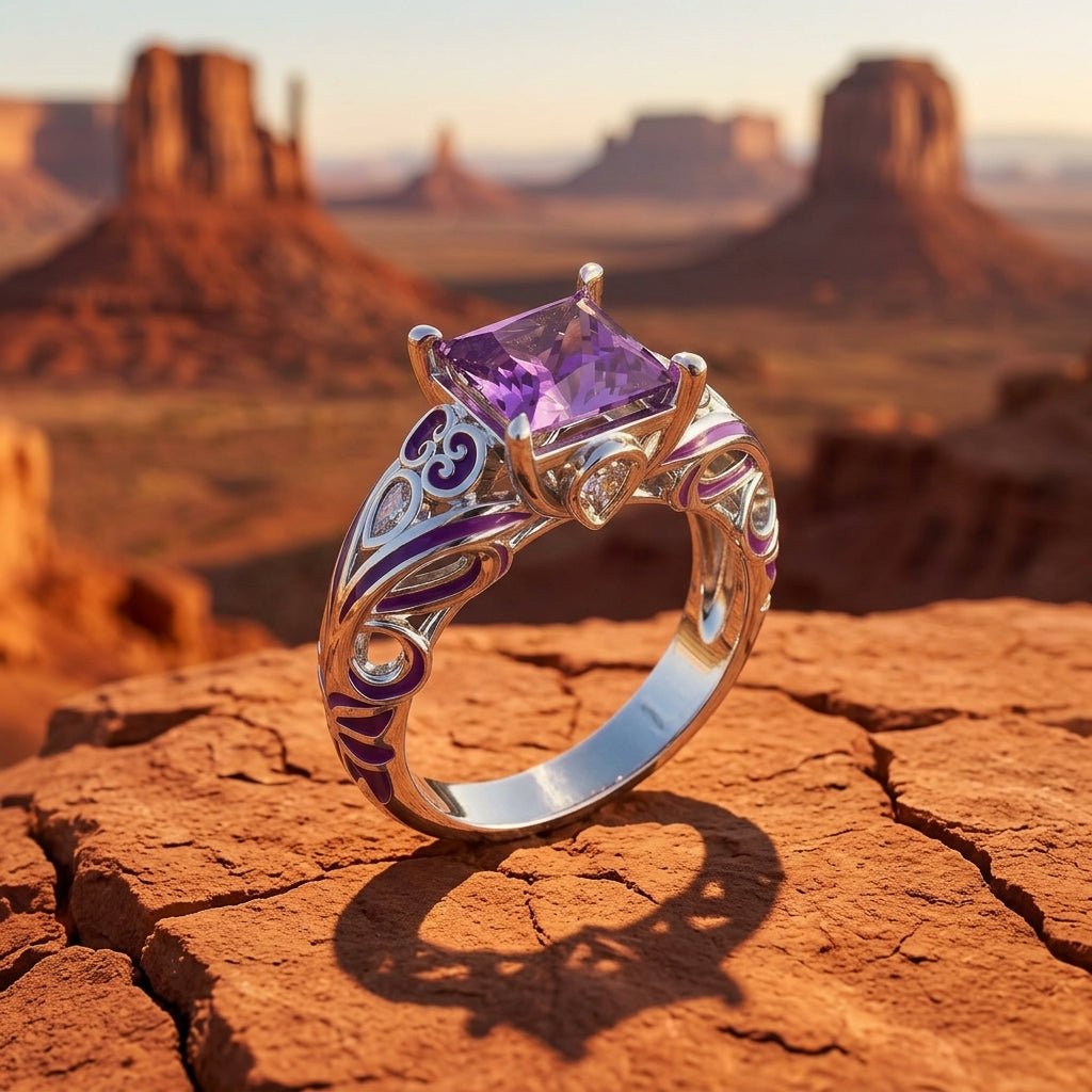 Rosemary's Loyalty Ring - Amethyst