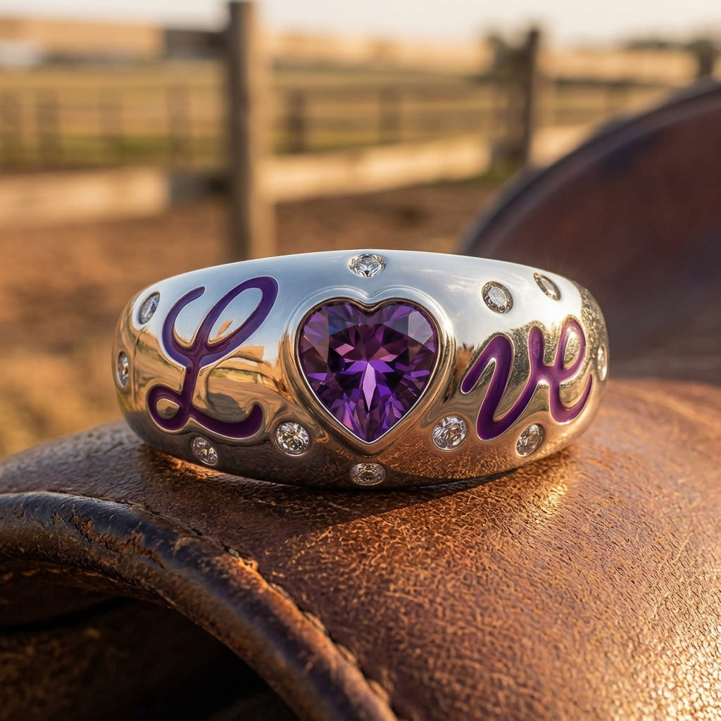 Promise Love Ring - Amethyst