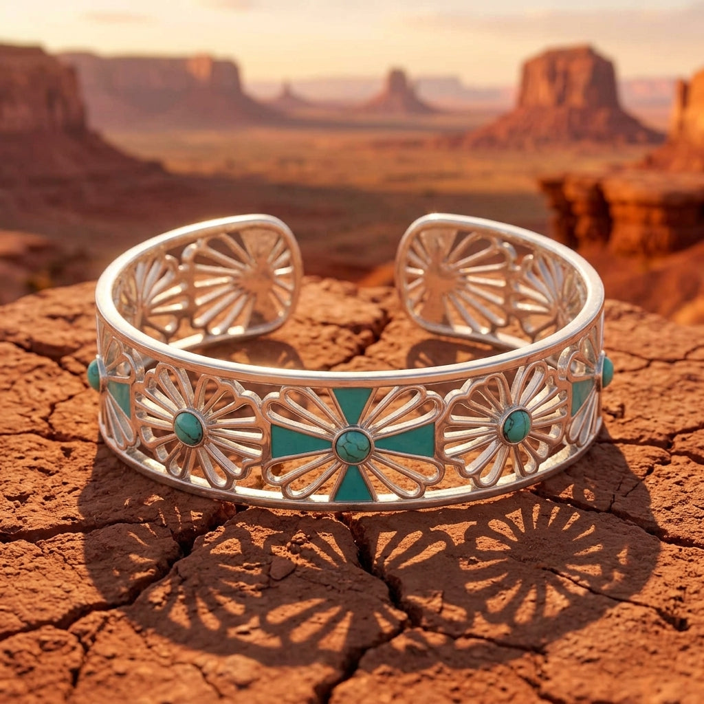 Eternal Spring Cuff Bracelet - Silver
