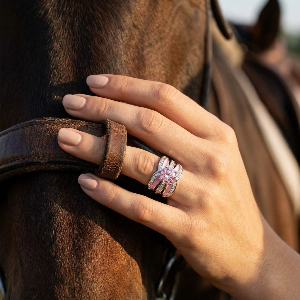 Intersect Radiance Ring - Rose Quartz