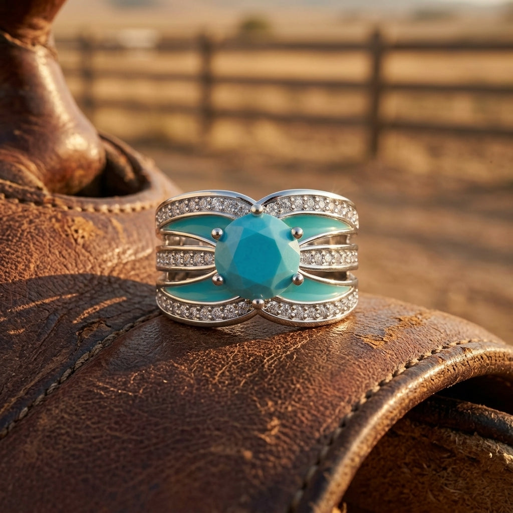 Intersect Radiance Ring - Turquoise