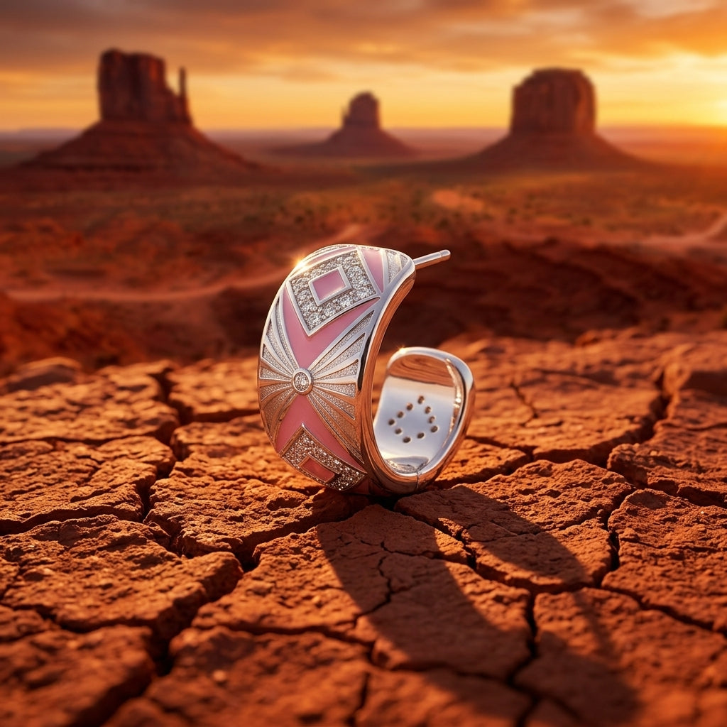 Cowgirl Legend Earrings - Pink