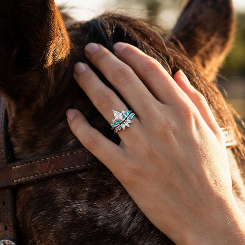 Anthea Harmony Ring - Moissanite