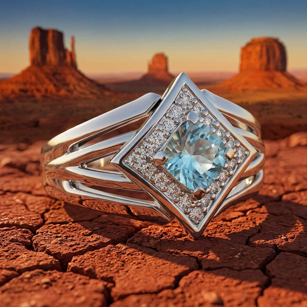 Soulful Waters Ring - Aquamarine