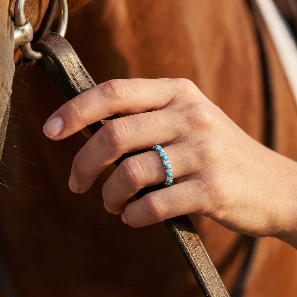 Azure Gleam Ring - Turquoise