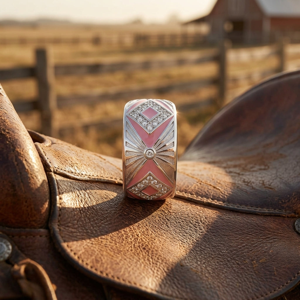 Cowgirl Legend Earrings - Pink