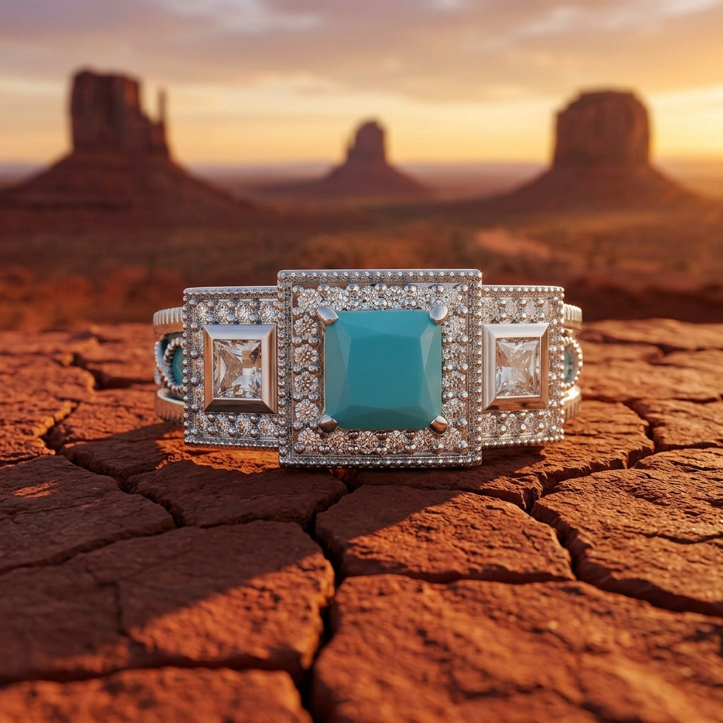 Azure Lighthouse Ring - Turquoise