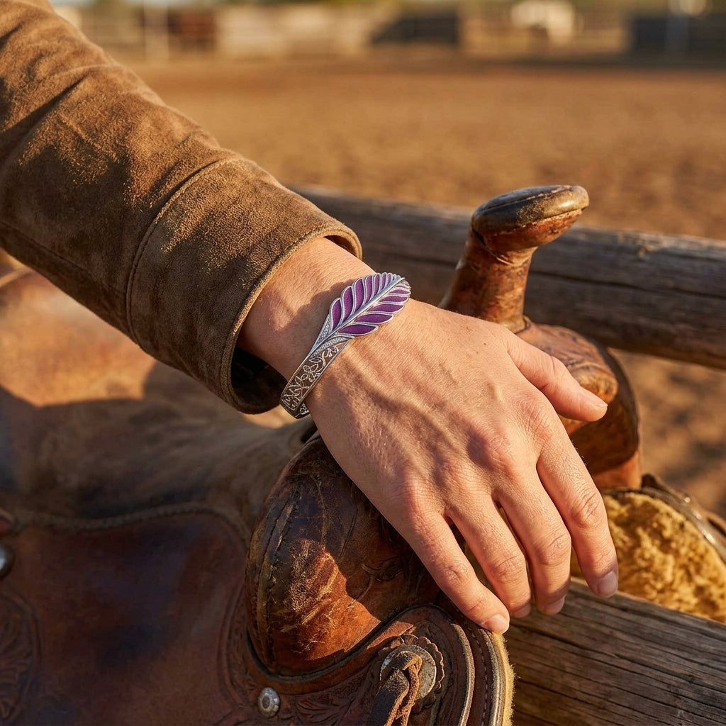 Mesa Quill Bracelet - Purple