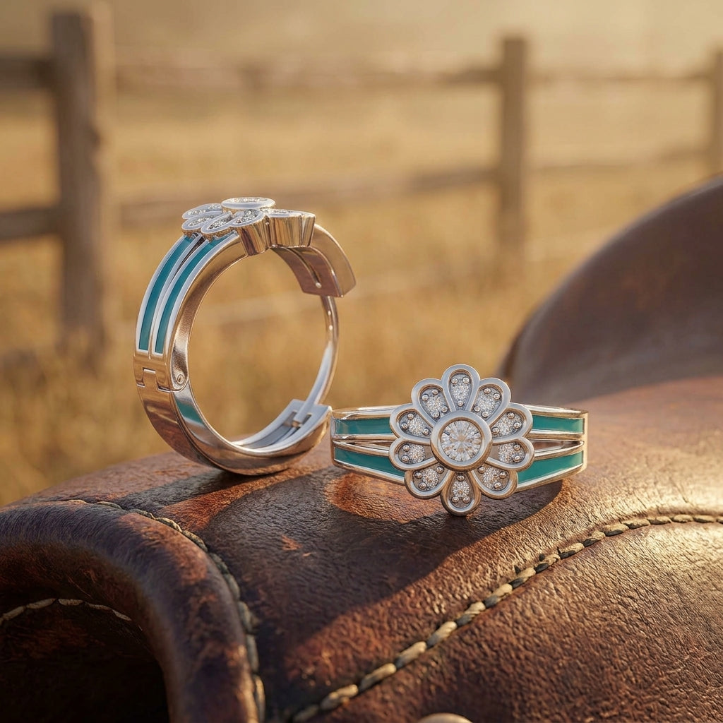 Desert Bloom Earrings - Moissanite