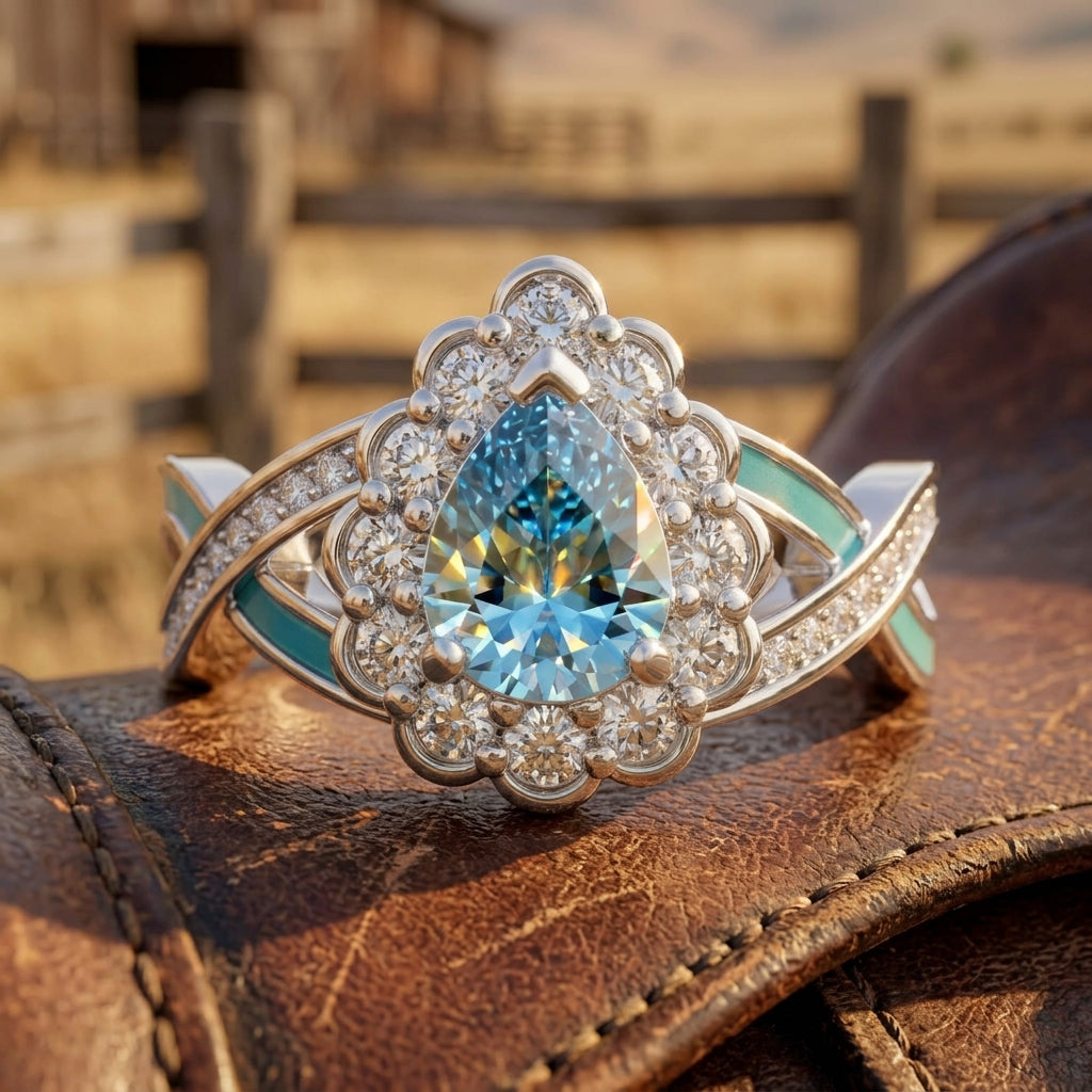 Calyra Dew Ring - Aquamarine