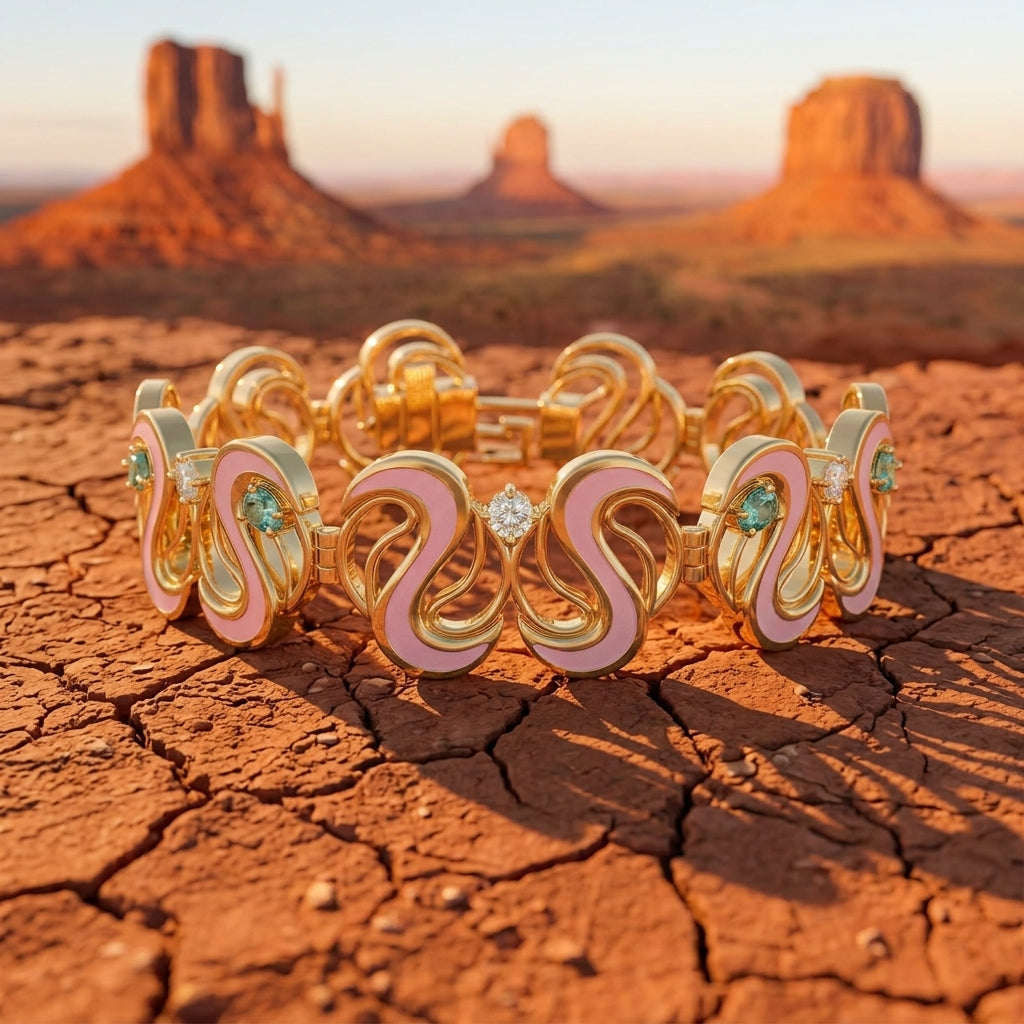 River Muse Bracelet - Pink