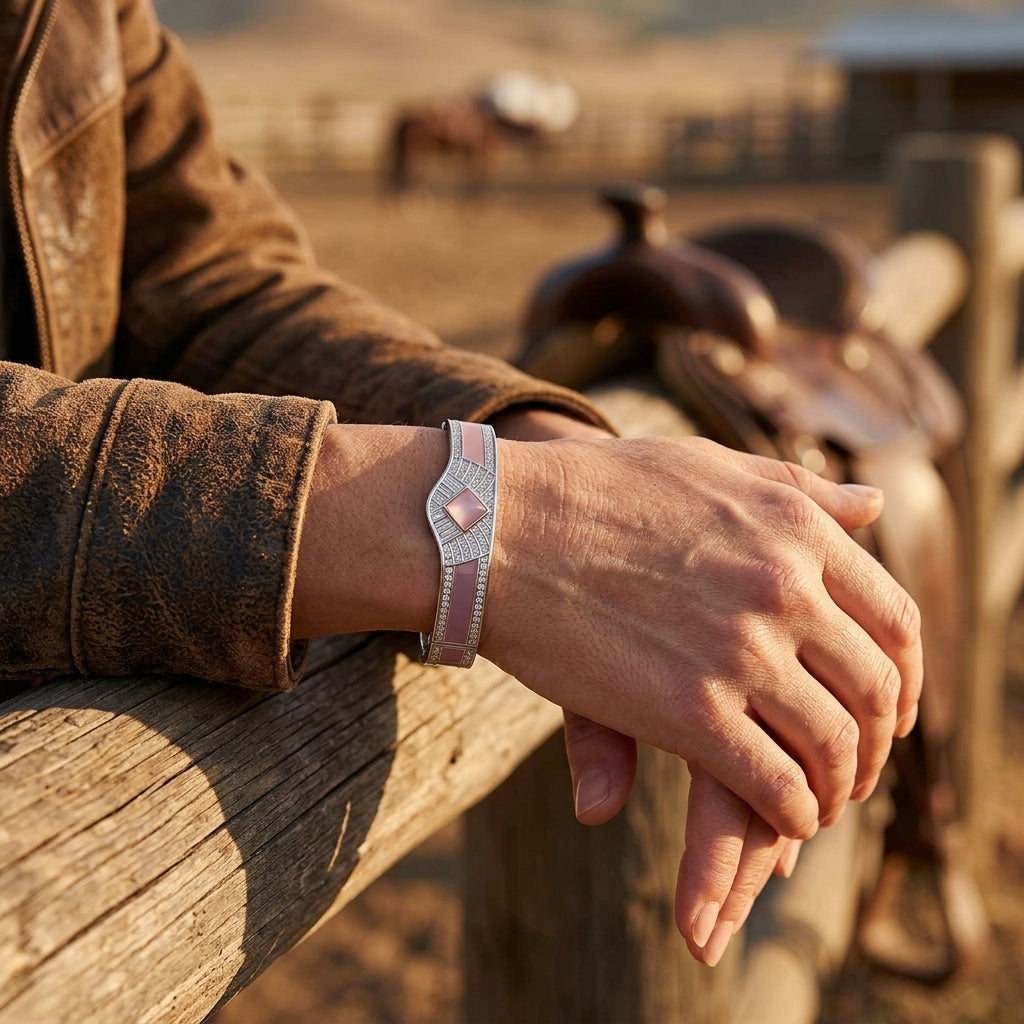 Pioneer Spirit Bracelet - Rose Quartz
