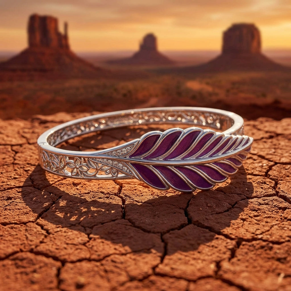 Mesa Quill Bracelet - Purple