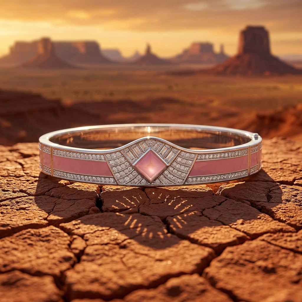 Pioneer Spirit Bracelet - Rose Quartz