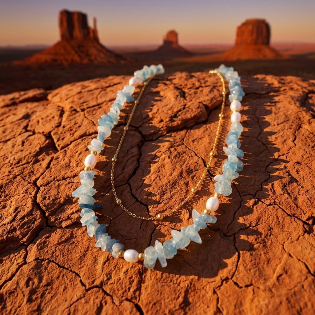 Aqua Serenity Necklace
