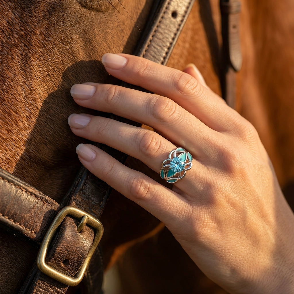 Wild Surges Ring - Aquamarine
