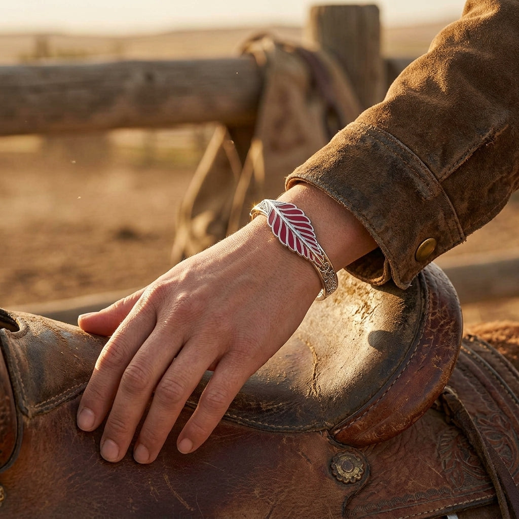 Mesa Quill Bracelet - Red