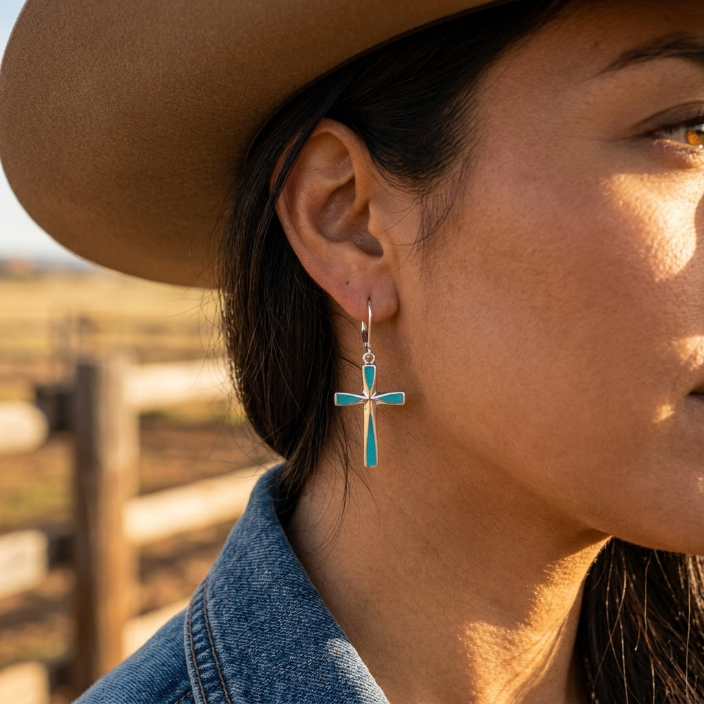 Azure Faith Earrings