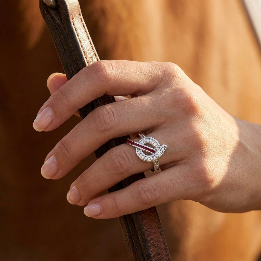 Knotted Power Ring - Red