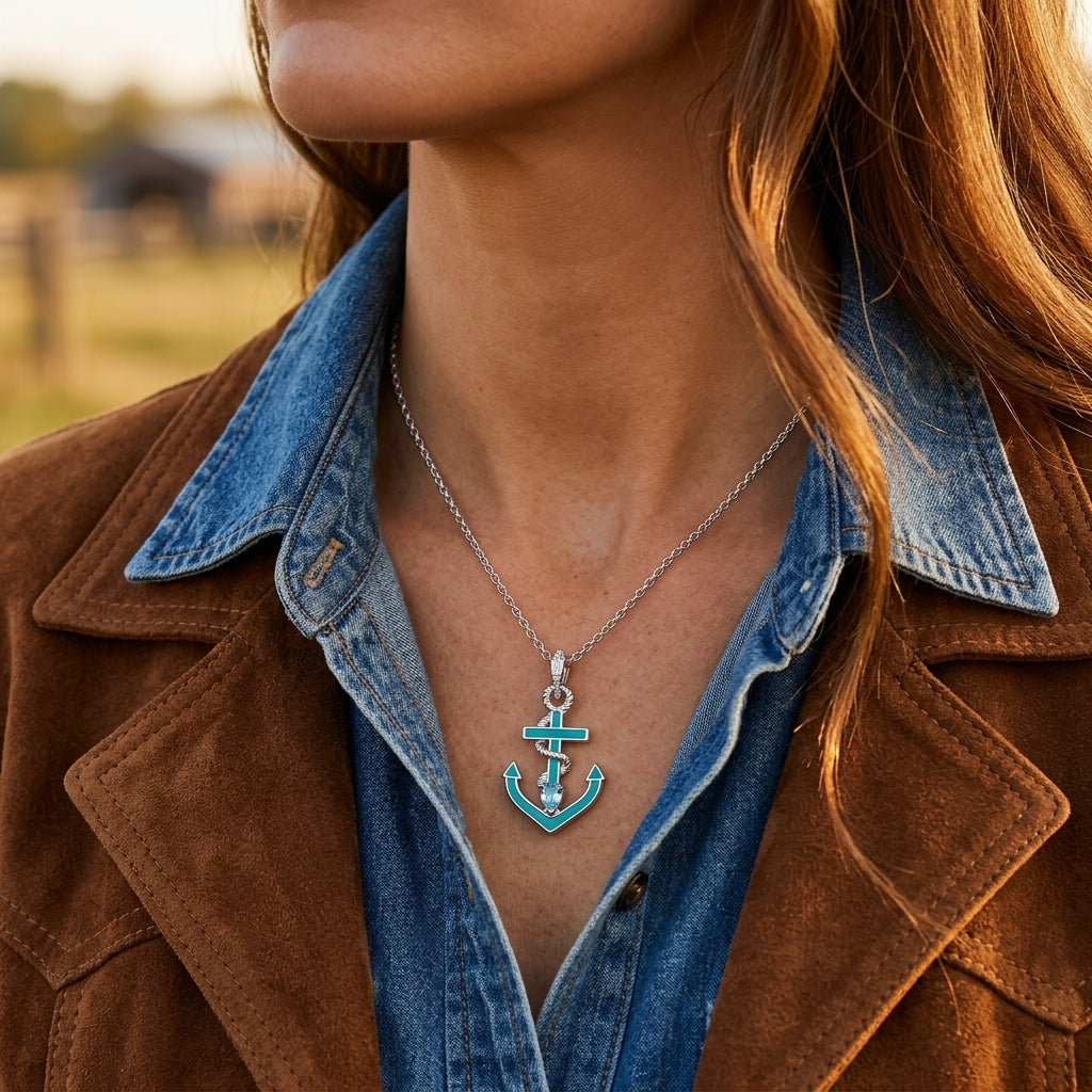 Aqua Haven Necklace - Aquamarine
