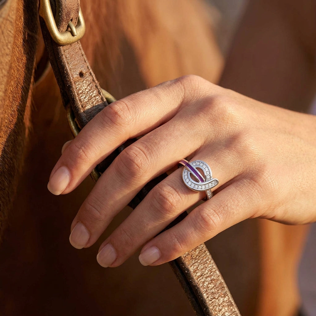Knotted Power Ring - Purple